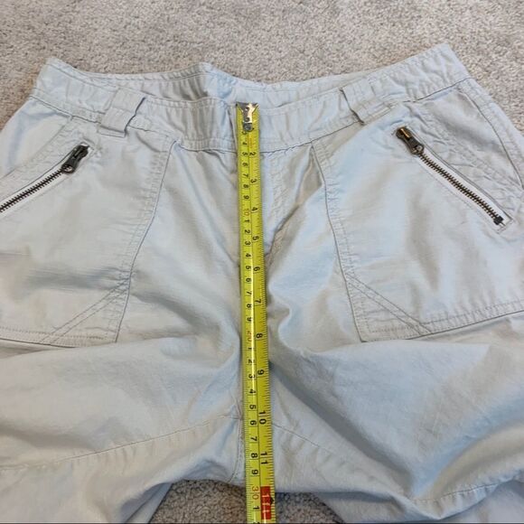 COLUMBIA beige cargo Bermuda shorts Sz 10 - Picture 5 of 8